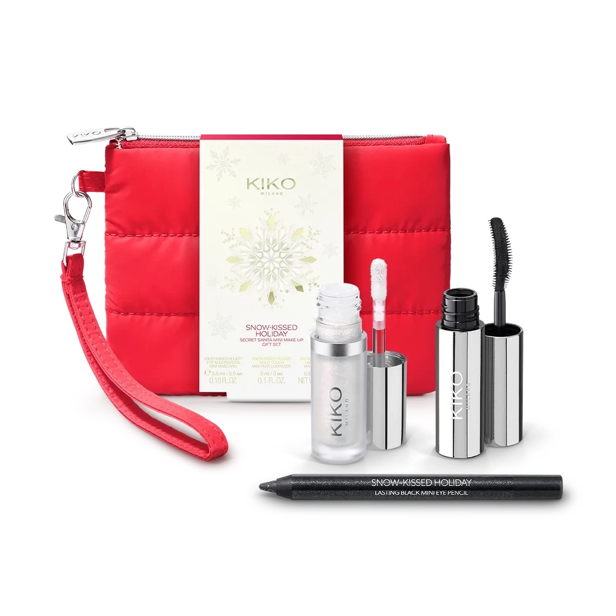 KIKO Milano Snow-Kissed Holiday Secret Santa Mini Make Up Gift Set zestaw upominkowy do makijażu