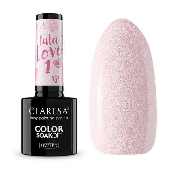 Claresa Nails Lakier hybrydowy LA LA LOVE 1 5g