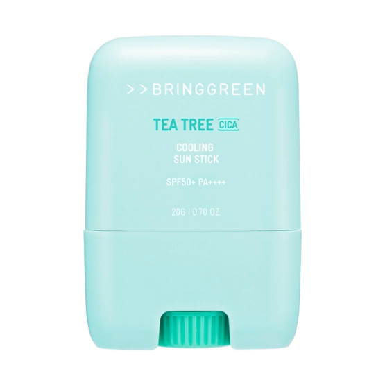 BRING GREEN Tea Tree Cica Cooling Sun Stick - Chłodzący sztyft przeciwsłoneczny SPF50+ PA++++ 20g