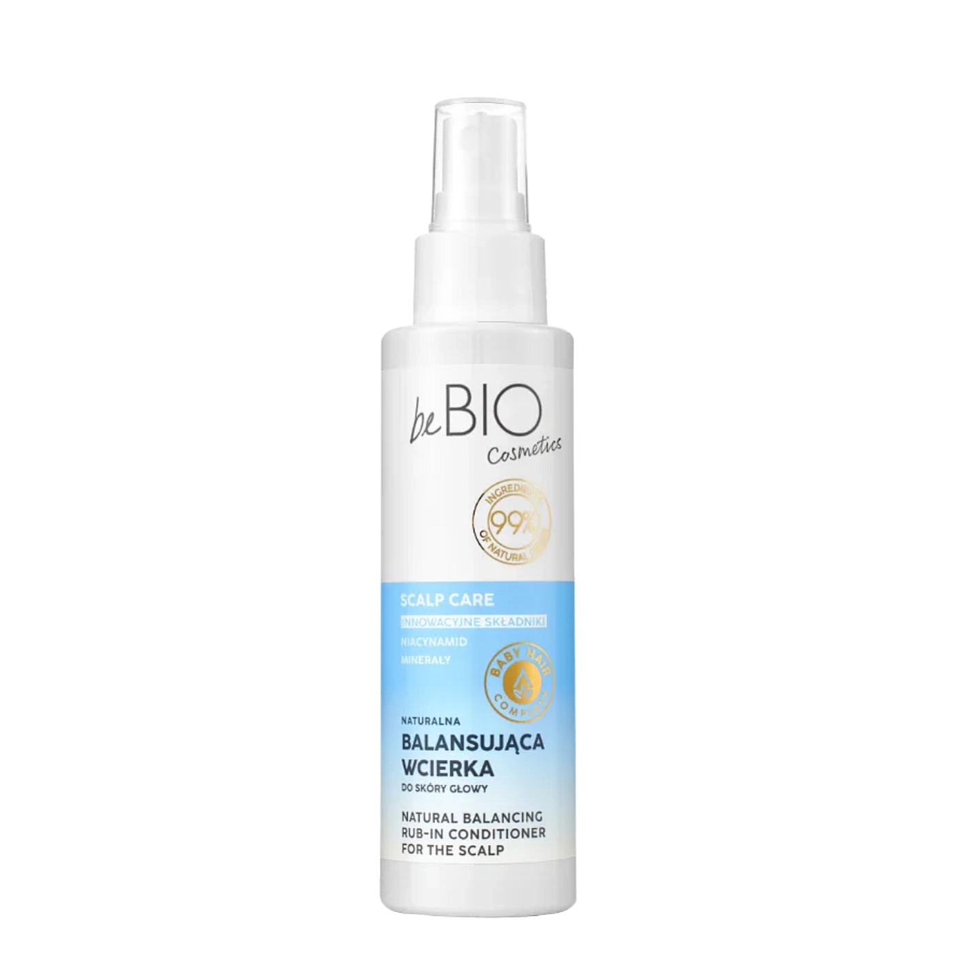 beBIO Baby Hair Complex Scalp Care naturalna balansująca wcierka do skóry głowy 100ml